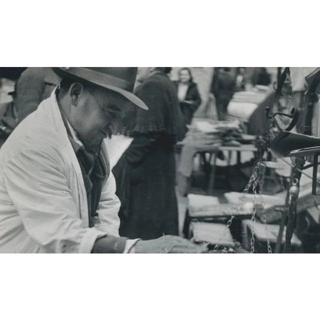 Seller, 1950s, Black and White Photograph For Sale - Image 4 of 5