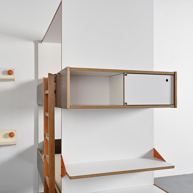 Brown Bunk Bed by Pierre Guariche for La Plagne, 1968 For Sale - Image 8 of 16