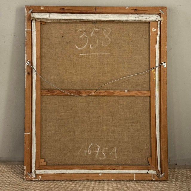 Framed Oil Painting on Canvas by Henri Dufaux (1879-1980) For Sale - Image 14 of 15