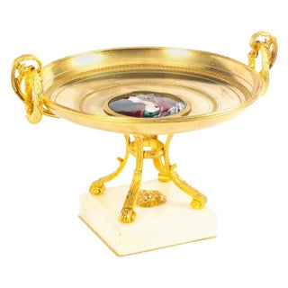 19th Century French Ormolu Tazza For Sale