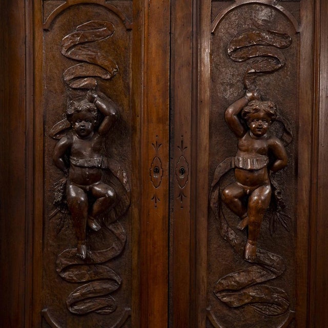 Carved Secretaire with Drawers For Sale - Image 12 of 18