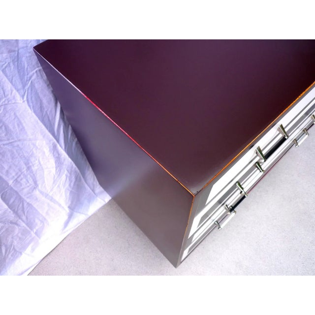 Large Vintage Chest of Drawers 4 Drawers, 1950s For Sale - Image 3 of 10