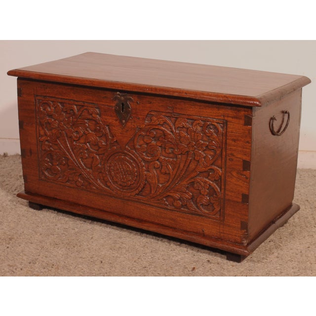 Small Indian Spice Chest, 19th Century For Sale - Image 10 of 11