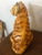 Gold Vintage Marwal Chalkware 14” Bengal Tiger Cub Sculpture – Hand-Painted Mid-Century Hollywood Regency Safari Decor For Sale - Image 8 of 12