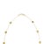 VR Jewels French Deco 7.65 Ct Yellow Sapphire Station Chain Necklace in 14k Yellow Gold For Sale - Image 4 of 11
