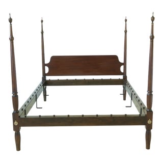 Kittinger Colonial Williamsburg Cw-58 Full Size Mahogany Bed For Sale