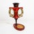 1950s Huge Aldo Tura Red Goatskin Lantern Table Lamp For Sale - Image 13 of 16