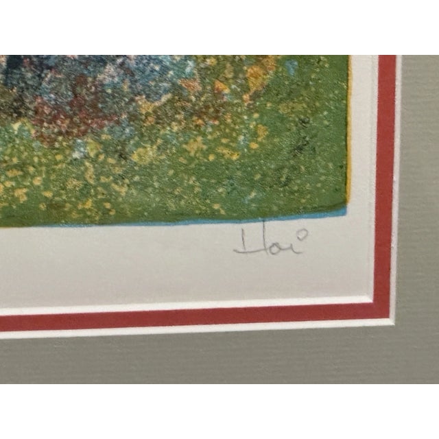 Hoi Lebadang (1921-2015) - "Docked Boats 5" - Rare Signed Lithograph 35/275 For Sale - Image 4 of 6