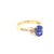 Traditional Diamond Blue Sapphire Ring 14k Gold Women 1.67 TCW Certified, Size 6.25 For Sale - Image 3 of 8