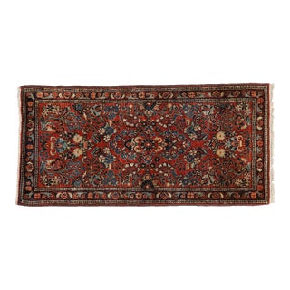 Vintage Fine German Sarouk Rug Runner - 2' x 4'1" For Sale