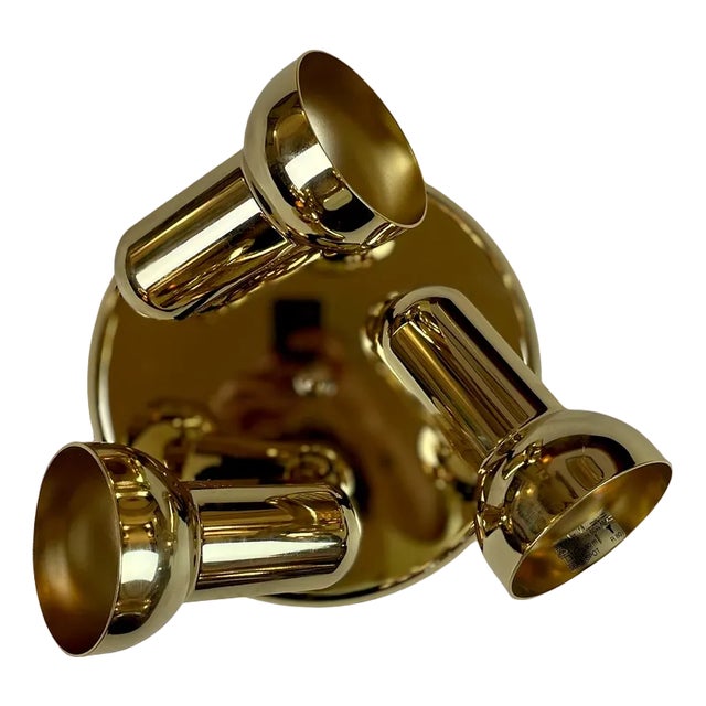 Ultra Gold Ceiling Lamp by Stilplast, 1980s For Sale