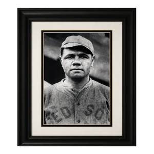 Babe Ruth, Boston Red Sox Era, Framed Black-and-White Photographic Print, C. 1915–1919 Image