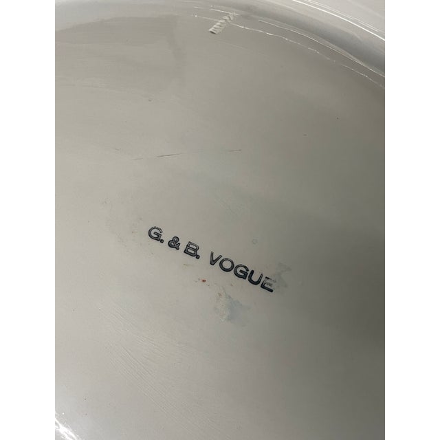 Large Glazed Ceramic Fish-Shaped Plate from G&B Vogue, Italy, 1970s For Sale - Image 4 of 14