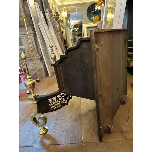 Antique English Regency Style Brass and Steel Fire Grate, 1880 For Sale - Image 13 of 14