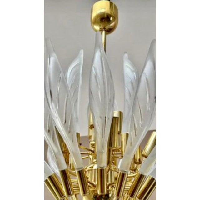 Vintage Ceiling Lamp in Murano Glass by Franco Luce For Sale - Image 3 of 5