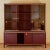 Mid-Century Modern Double Body Sideboard Covered in Burgundy Imitation Leather by Umberto Mascagni, 1950s For Sale - Image 3 of 9
