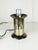 Metal Burnished Metal and Opaline Glass Table Lamp by Asti for Adrasteia, 1960s For Sale - Image 7 of 11