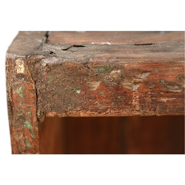 Wooden Triple Bookcase, 1940s For Sale - Image 4 of 8