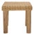 Shazza Wicker Rattan Weaved Accent Table in Natural For Sale