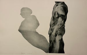 Michael Mazur, Modernist Figurative Pop Art Etching and Aquatint "the Artist" Michael Mazur, 1967-1968