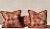 Bespoke Accent Pillow: Sumptuous Orange/Terracotta “Tie- Dyed” Slub Boucle Velvet Xlong Pillow W/Silk Triple Ply Moss Fringe/ 50/50 Down All New For Sale - Image 12 of 12
