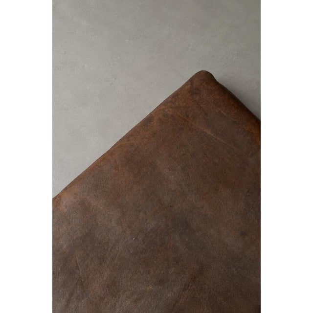 Vintage Scandinavian Two-Seater Sofa in Brown Leather by Arne Vodder for Fritz Hansen, 1960s For Sale - Image 14 of 18