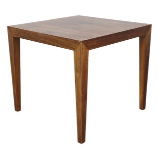 Vintage Danish Rosewood Table by Severin Hansen for Haslev, 1960s For Sale