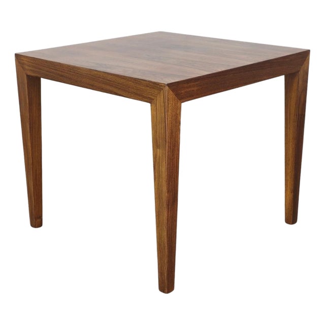 Vintage Danish Rosewood Table by Severin Hansen for Haslev, 1960s For Sale