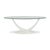 White Glass Dining Table with White Base from Cattelan Italia For Sale - Image 8 of 11