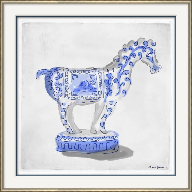 Manchu East By Dana Gibson, Framed Art Print For Sale