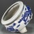 Vintage Blue & White Porcelain Tripod Censer – Dragon Motif, Qianlong Mark For Sale In Los Angeles - Image 6 of 9