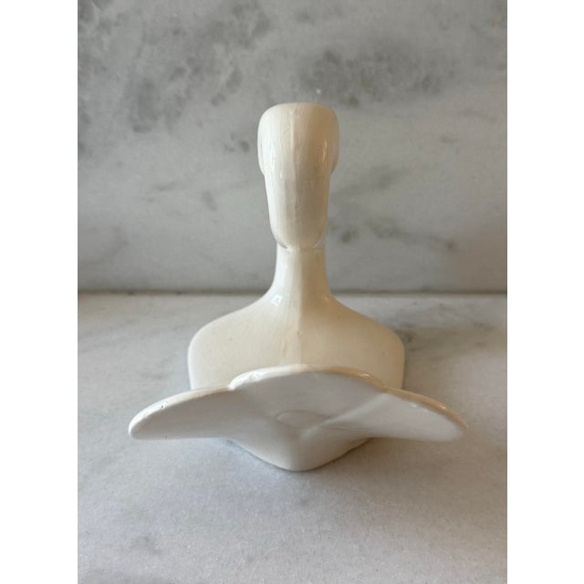 Vintage Ceramic Swan Towel Holder For Sale In Austin - Image 6 of 9