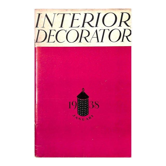 Interior Decorator January 1938 For Sale