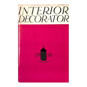 Interior Decorator January 1938