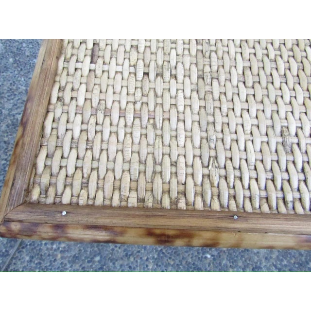 1900 - 1909 Antique English Tiger Bamboo Table For Sale - Image 5 of 17