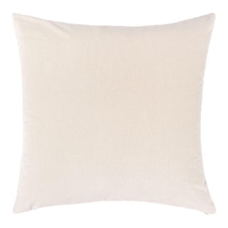 Scalamandre 22" x 22" Tudor Velvet Pillow in Froth For Sale