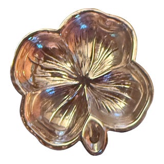 Cartier Sterling Clover Pin Dish For Sale