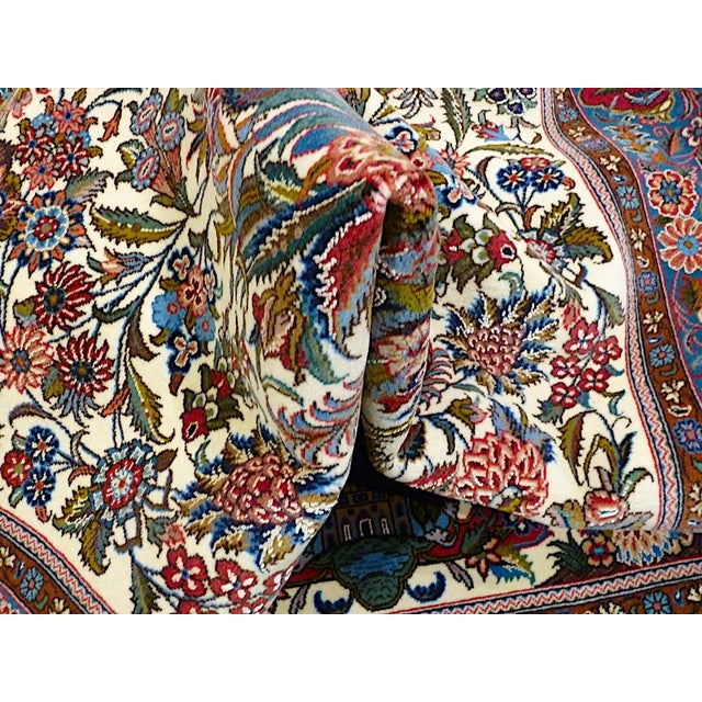 Isfahan Tree of Life Rug, 1970s For Sale - Image 3 of 12