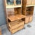 Mid Century Modern Burlwood Laminate and Cane Etageres/Wall Unit - Three Pieces For Sale - Image 4 of 12