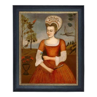 "Catharine Hendrickson" After Daniel Hendrickson Contemporary Reproduction Print on Canvas, Framed For Sale