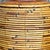 Vintage Costal Pencil Reed Low Lidded Urn For Sale - Image 9 of 13