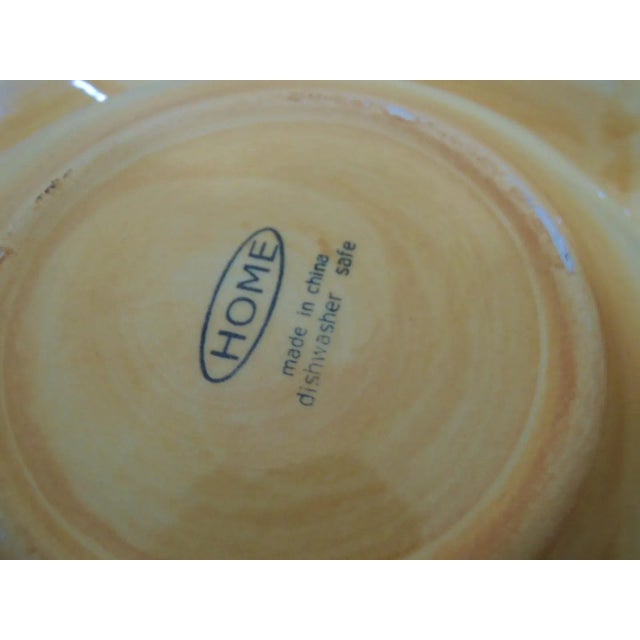 Vintage Handpainted Rooster Serving Platter For Sale - Image 11 of 13