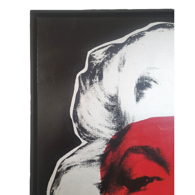 Wood XL Original Marilyn Monroe Series Canvas Screenprint by Steve Kaufman 26/99 For Sale - Image 7 of 17