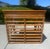 Vintage Stacked Rattan Desk or Entry Table, Paul Frankl Style For Sale - Image 11 of 14