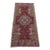 1970s Turkish Anatolian Traditional Red Oushak Doormat Small Rug For Sale