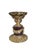 Vintage Solid Brass Swag Tassel Altar Pillar Candle Holder For Sale - Image 4 of 12