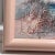 Bubble Gum Vintage Coastal Seascape Pink Sunset Breaking Waves Original Oil on Canvas Painting Signed and Framed For Sale - Image 8 of 13