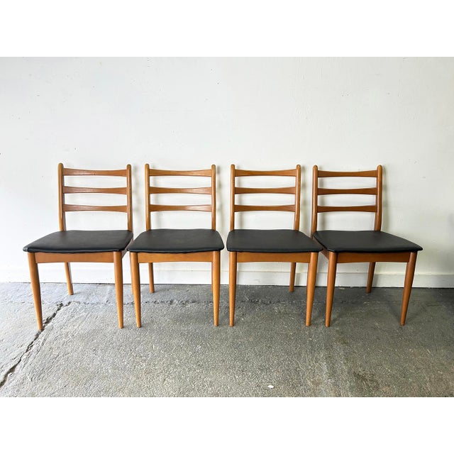 Mid-Century Dining Chairs from Schreiber Furniture, 1960s, Set of 4 For Sale - Image 11 of 11