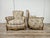 A splendid pair of armchairs characterized by a strong presence and a typically Italian Baroque/Barocchetto decorative...