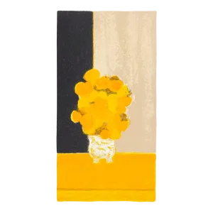 1995 Bernard Cathelin Bouquet De Roses d'Inde Au Vase De Chine Lithograph